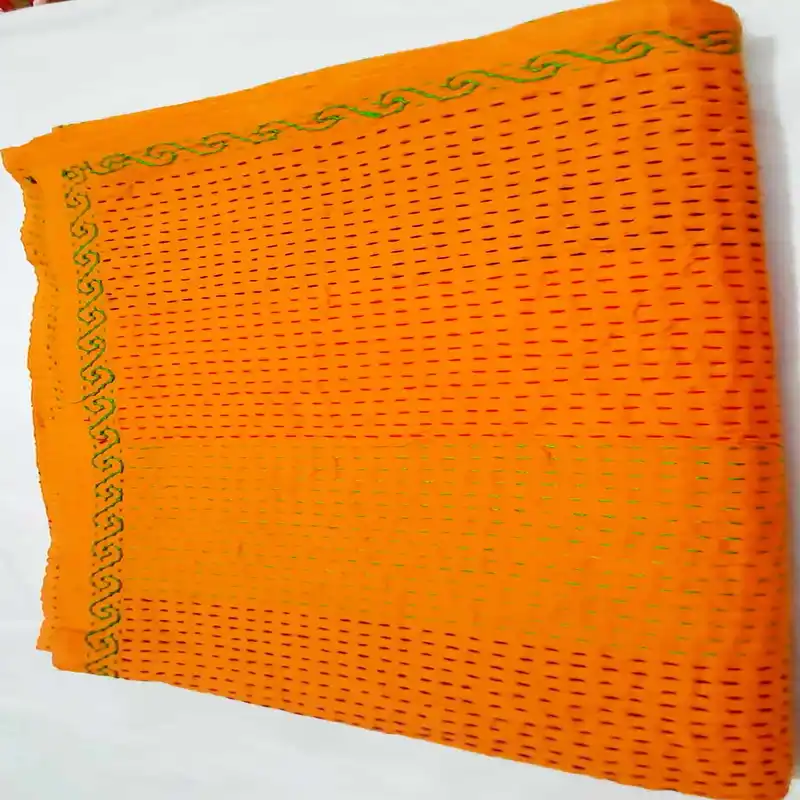 Traditional Hand-Stitched Nakshi Bedcover