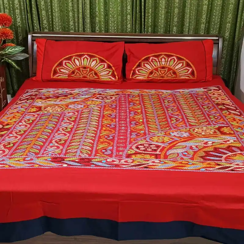 Traditional Nakshi Bedcover
