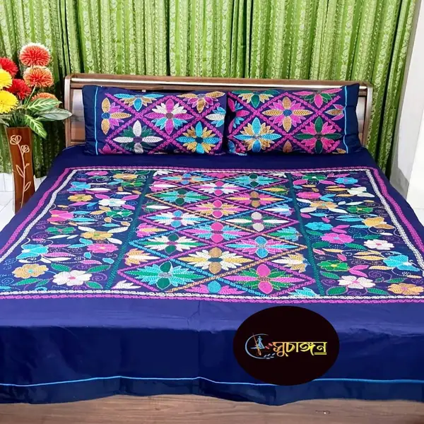 Traditional nokshi Bedcover