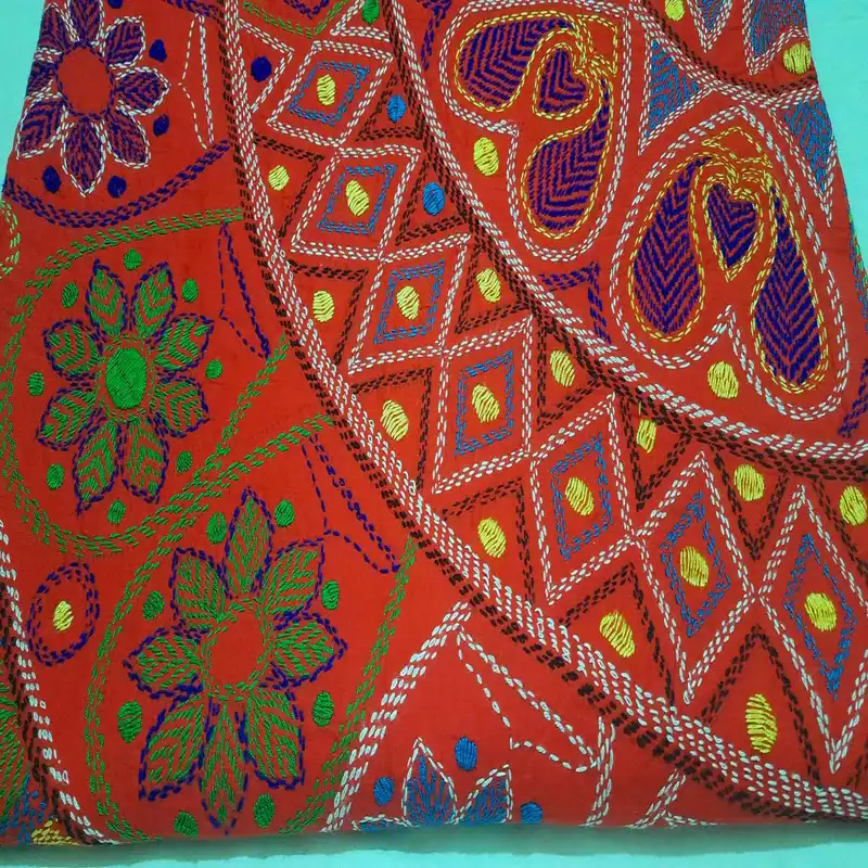 Traditional Hand Stitch Nakshi Kantha.